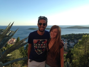 Me and Shaunagh in Hvar